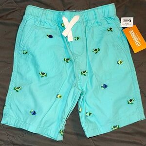 Gymboree Save the Seas Collection, Toddler Boys Pull-On Shorts, Aqua, 3T